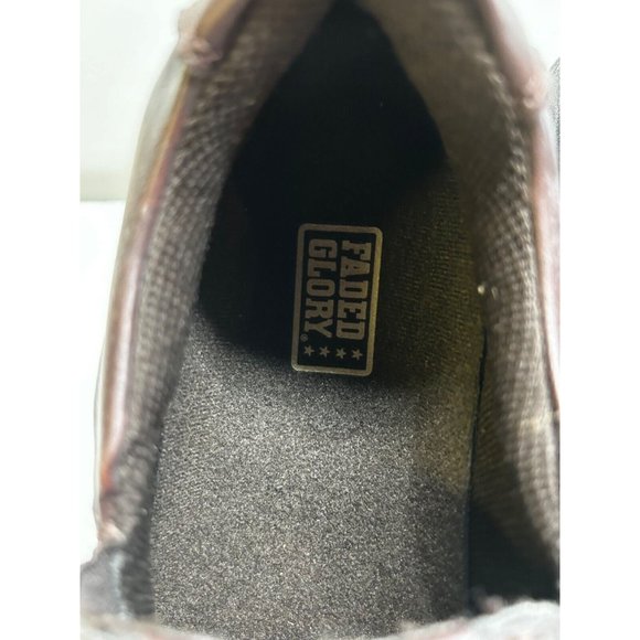 Men's Faded Glory Casual Loafer Shoes Size 9 Brown Pull On Cushion Insole - Picture 2 of 6